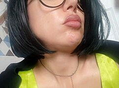 stepmom giantess casts spell on stepson, he worships her massive ass CLOSE UP