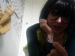 stepmom giantess casts spell on stepson, he worships her massive ass CLOSE UP