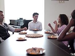 Cock addict wife victoria voxxx takes double penetration from monster cocks in rough mmf threesome