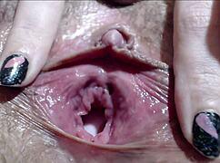 close-up big clit pussy stuffed with wild object insertions compilation