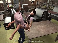 Grandfather Takes Young Brunette To Karaoke Ep 8!