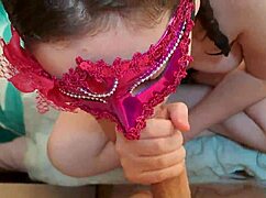 i wake up to another cute masked student's sloppy loving blowjob feels so good