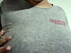 check out these huge natural bbw boobs dropping and teasing heavy