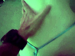 Riding Big Cock in G-String POV Creampie