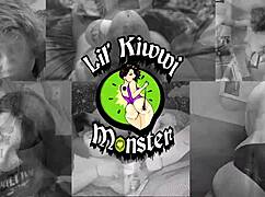 kiwwi devours monster cock deepthroat then massive facial blasts her face right?