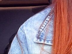 hot rideshare driver catches hung passenger jerking off in back seat?