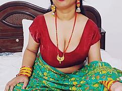Horny Indian stepsis sucks and fucks chubby stepbro with clear audio