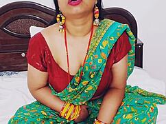 Horny Indian stepsis sucks and fucks chubby stepbro with clear audio