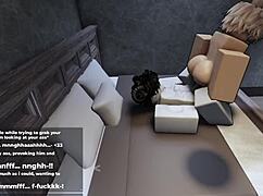 Roblox Game Sees Cute Ladyboy Fucked Senseless Begging For More Cum