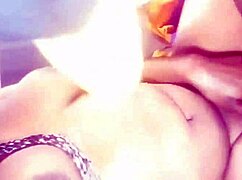 my hot prostitute grips his throbbing cock on bed's edge till he explodes twice