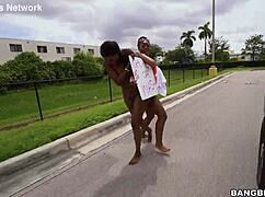 Church girls hop on bang bus for group interracial fun