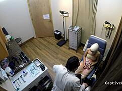 Lilith Rose says no to North Dakota in backstage blindfold handcuff latex humiliation slap scene