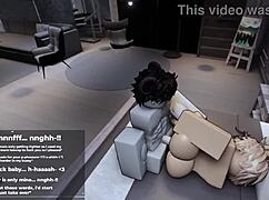 Roblox Game Sees Cute Ladyboy Fucked Senseless Begging For More Cum