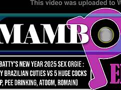 oscar batty hosts 2025 new year orgy with 3 brazilian cuties taking 5 huge cocks dap anal atogm