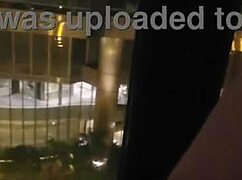 hey girlfriend fingers her clit close up masturbating orgasm right by the hotel window public