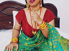 Horny Indian stepsis sucks and fucks chubby stepbro with clear audio