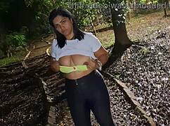 Public Square Morena Naked Hot Pussy Bent Over Big Cock Doggystyle Cum Mouth