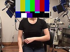 Lilith Rose says no to North Dakota in backstage blindfold handcuff latex humiliation slap scene