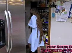 what happens backstage when busty nurse interns giggle and spread for patient cocks??