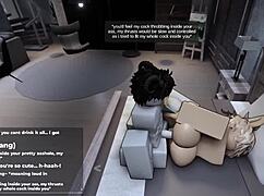Roblox Game Sees Cute Ladyboy Fucked Senseless Begging For More Cum