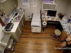 Lilith Rose says no to North Dakota in backstage blindfold handcuff latex humiliation slap scene