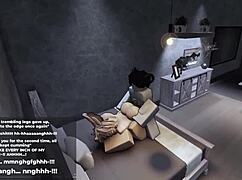 Roblox Game Sees Cute Ladyboy Fucked Senseless Begging For More Cum