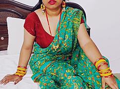 Horny Indian stepsis sucks and fucks chubby stepbro with clear audio