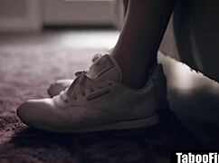 How does teen stepdaughter handle double penetration from stepdad and teacher at once?