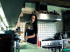 Boyfriend Fucks Juicy Pussy Doggystyle Before Friend's Eyes