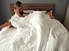 Wow! Silent Cheating Stepmom Takes Huge Creampie Load!
