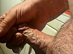 Wife And I Strip Nude, Lick And Play Sloppy With Tits And Cock Foreplay