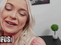 alexis kay's shaved pussy creampied after charles' photoshoot fuck