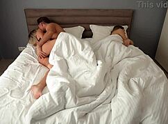 Wow! Silent Cheating Stepmom Takes Huge Creampie Load!