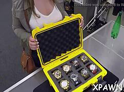 Think this dilettante can take rough cock sucking in backroom casting?