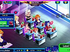 playing hot games with my milf secretary