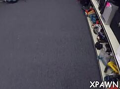 Think this dilettante can take rough cock sucking in backroom casting?