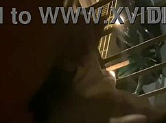 Wife bent over hotel balcony takes big cock pussy fuck cum mouthful