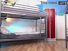 Beautiful zuzu sweet why ride that monster bbc so tight in the hostel with your roommate?