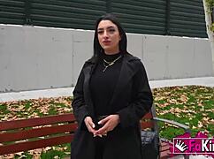 Horny Valencian Nelia Estrada Rides Rough Cowgirl On Sex Tour In Madrid