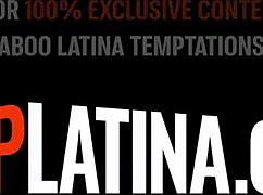 stepdad stretches tiny latina stepbae's tight pussy with huge cock