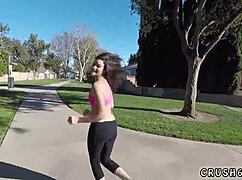 money hungry british teen bangs in hotel for cash pov