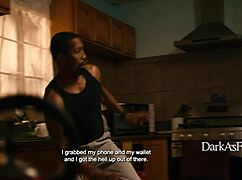 he warns the spirit before jizzing deep in his big tits wife with isiah maxwell