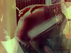 This sexy Brazilian shemale bends over as her tight asshole gets pounded hard in POV. She screams loving every deep thrust inside.