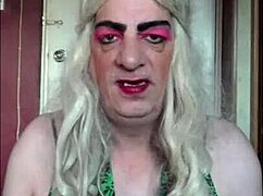 shy bisexual crossdresser begs for real man's cock to fuck his ass while wankers watch and vote