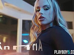 anna claire clouds teases her big ass up close in playboy style