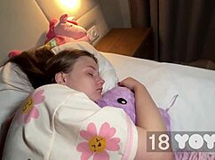 My beautiful petite stepsister craves rough monster cock pounding creampie in her pussy