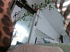 652: Dawnskye1962's Giantess Mature in Crotchless Pantyhose Fulfills Patrick's Custom Huge Tits Request