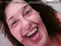 652: Dawnskye1962's Giantess Mature in Crotchless Pantyhose Fulfills Patrick's Custom Huge Tits Request