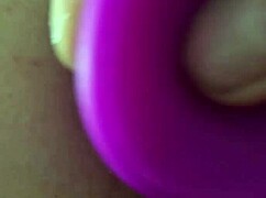 Woman uses anal toy for deep insertion and creamy results