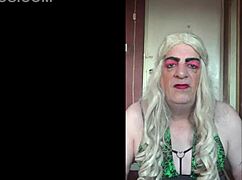 shy bisexual crossdresser begs for real man's cock to fuck his ass while wankers watch and vote